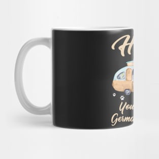 Home Is Where You Put Your German Shepherd T-shirt Mug